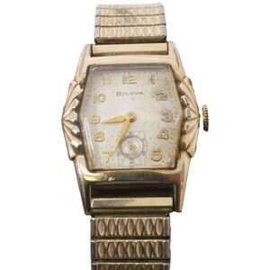 🔥 Rare 1962 Art Deco BULOVA Swiss Made Watch Pre-Owned Vintage 🔥